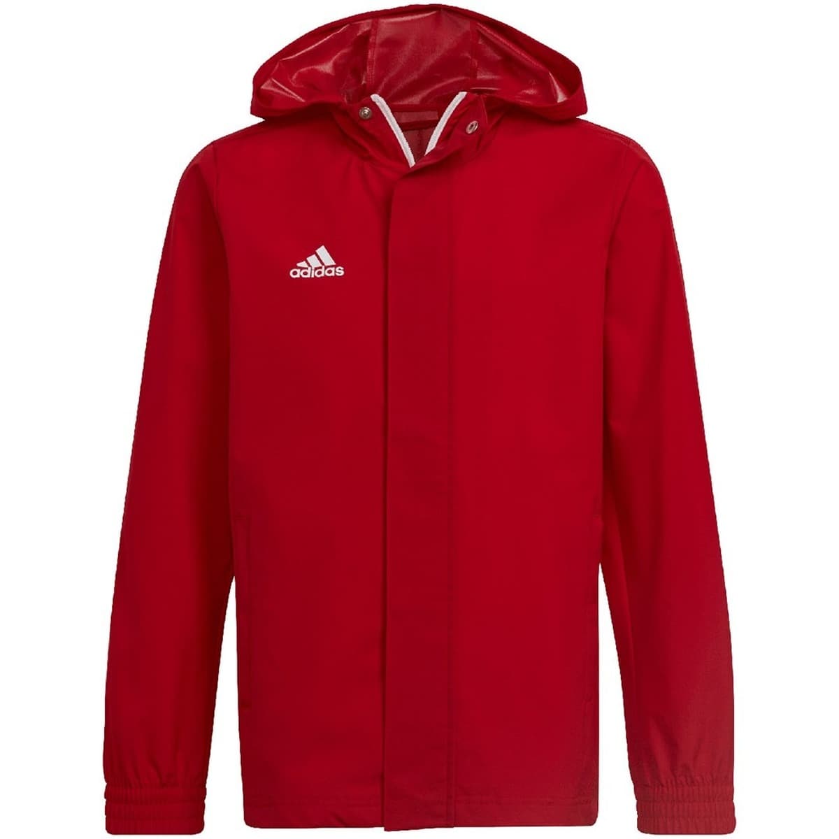 Kurtka dziecięca adidas Entrada 22 All-Weather czerwona rozmiar 128