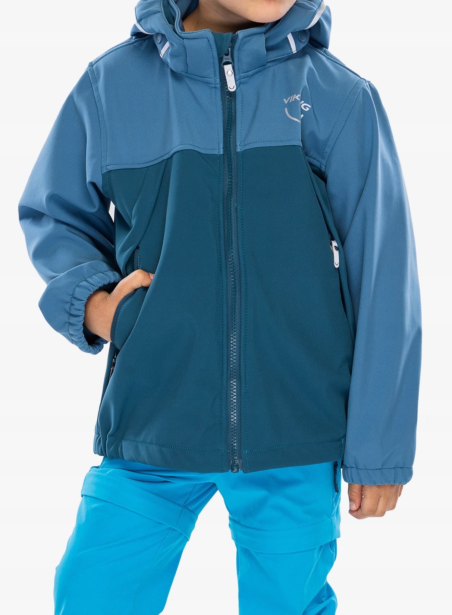 Kurtka dziecięca Viking Play Softshell Jacket - denim