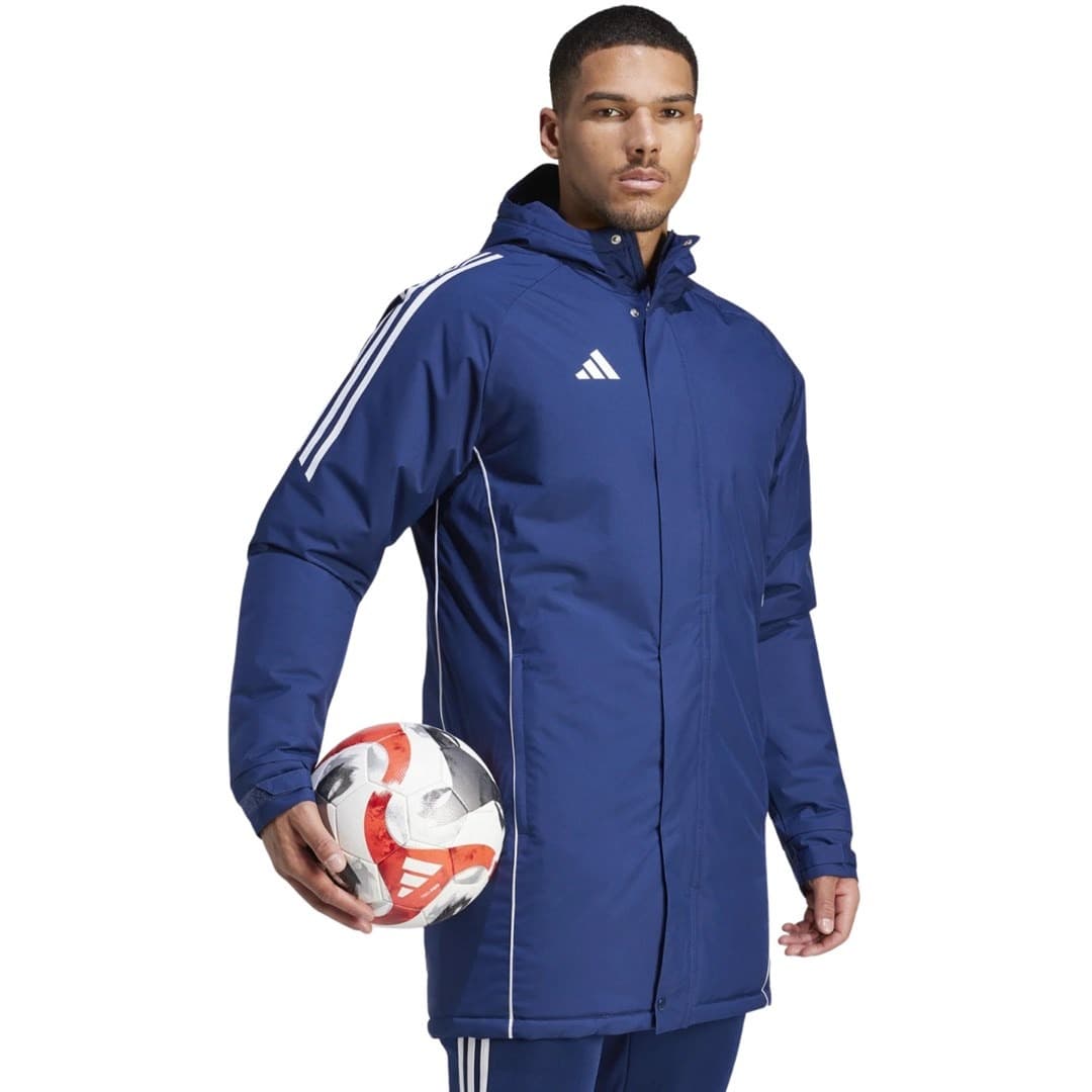 Kurtka męska adidas Tiro 24 Stadium Parka niebieska rozmiar M
