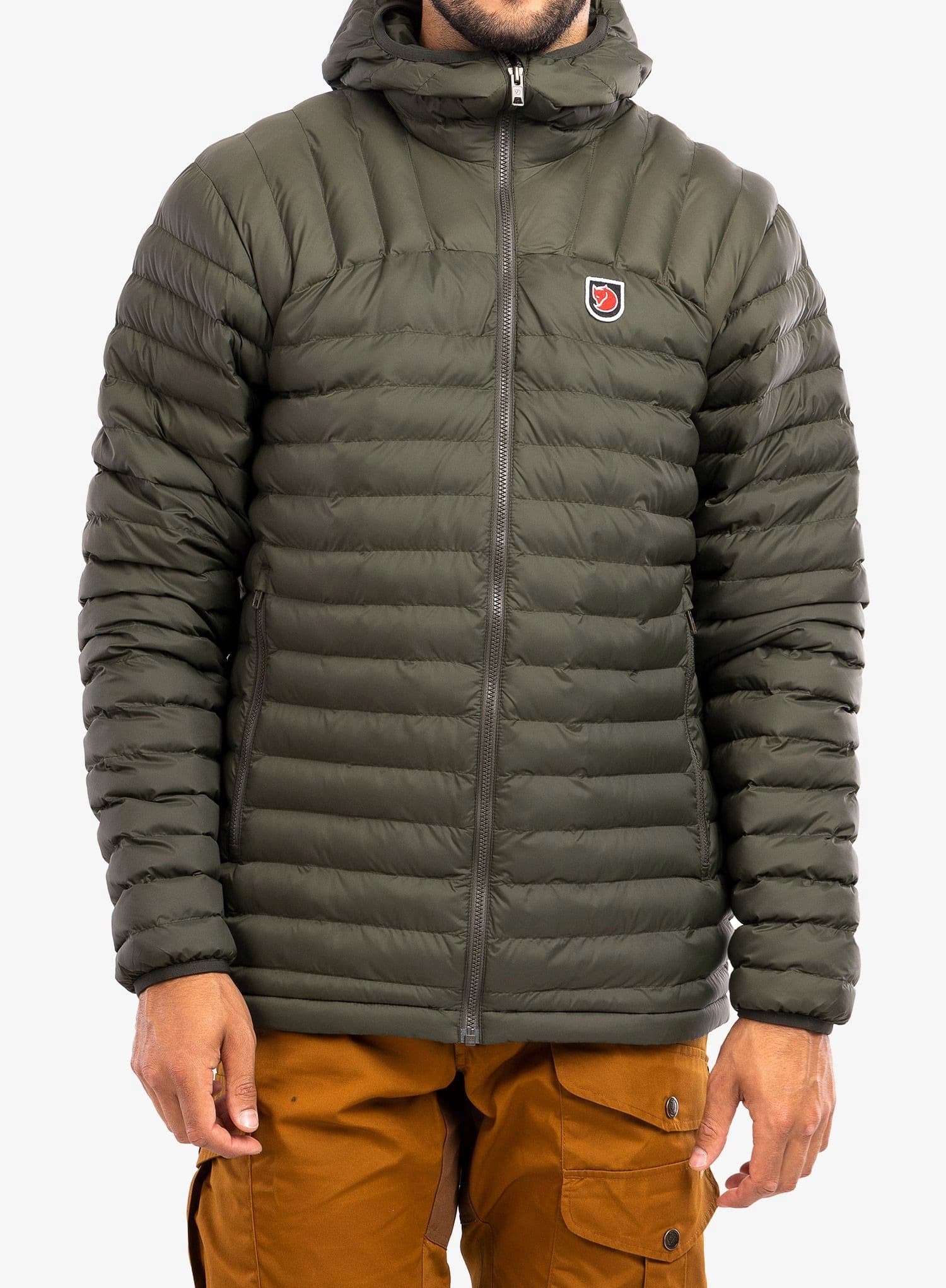 Kurtka ocieplana Fjallraven Expedition Latt Hoodie - deep forest
