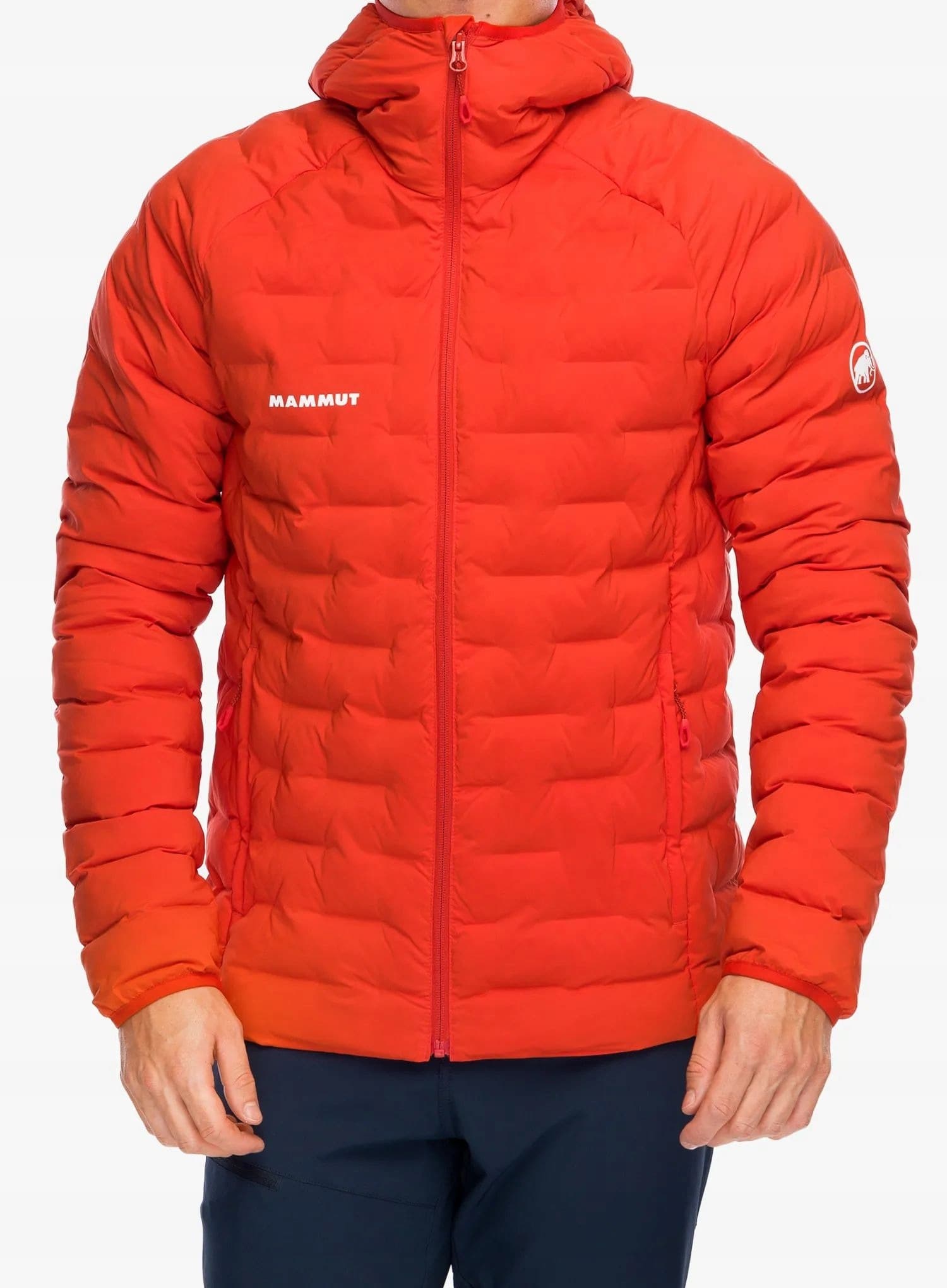 Kurtka ocieplana Mammut Sender IN Hooded Jacket - czerwona