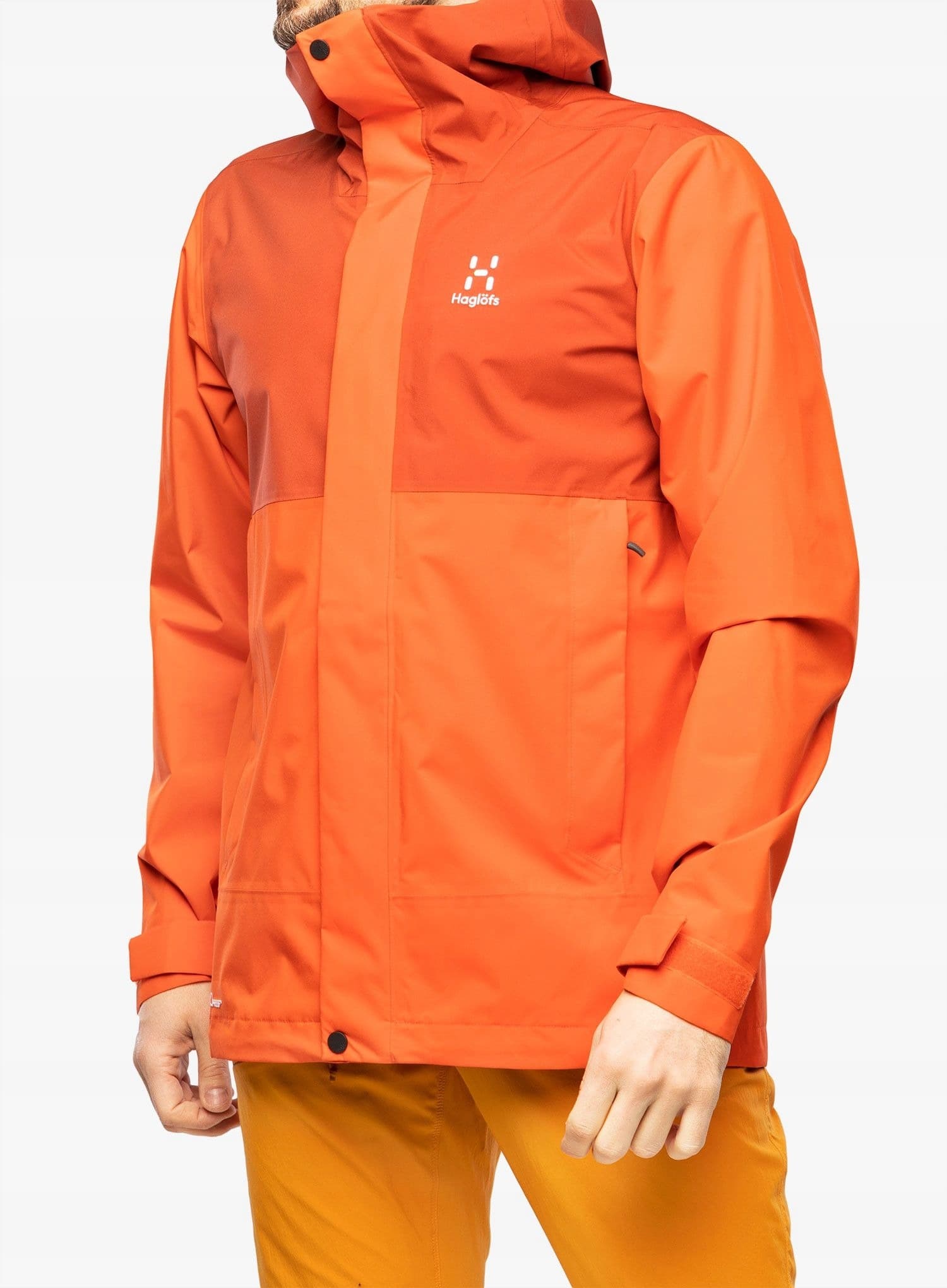 Kurtka przeciwdeszczowa Haglofs Koyal Proof - habanero/corrosion