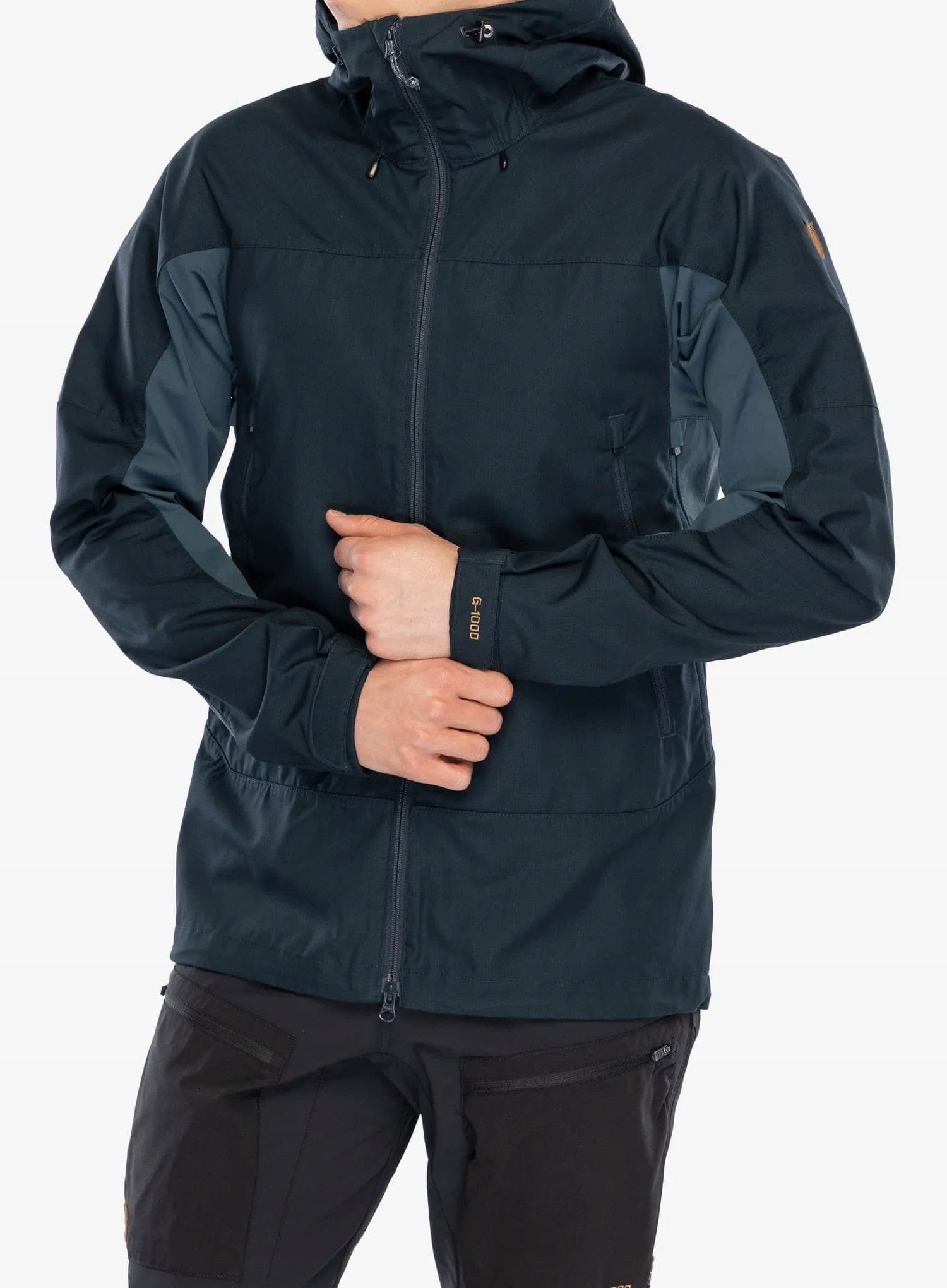 Kurtka przeciwwiatrowa Fjallraven Abisko Lite Trekking Jacket - granatowy/niebieski