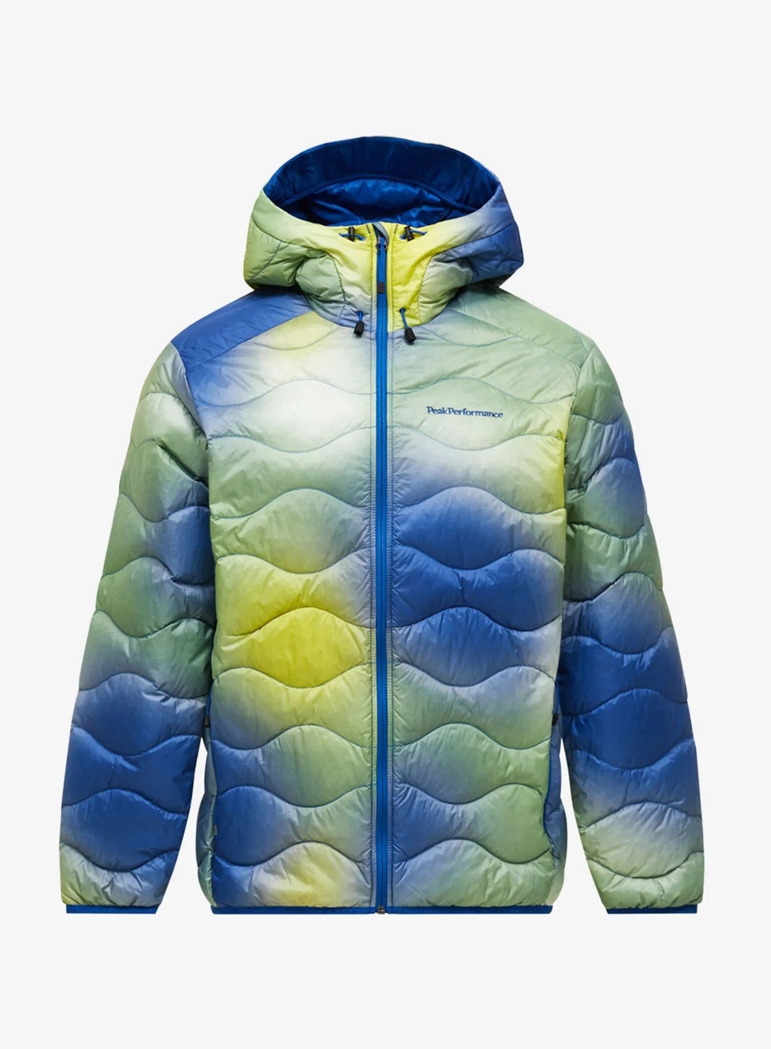 Kurtka puchowa Peak Performance AOP Helium Down Hood - aop rozmiar: l
