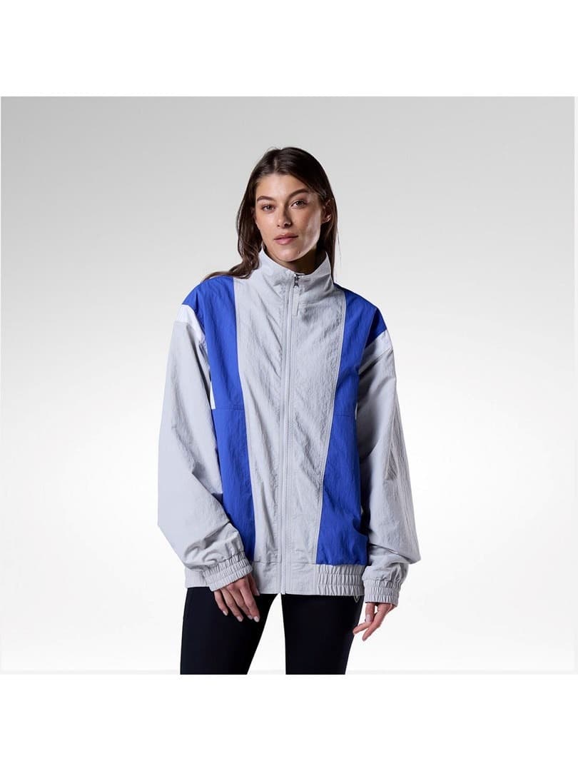 Kurtka unisex Retro szara rozmiar S polarowa
