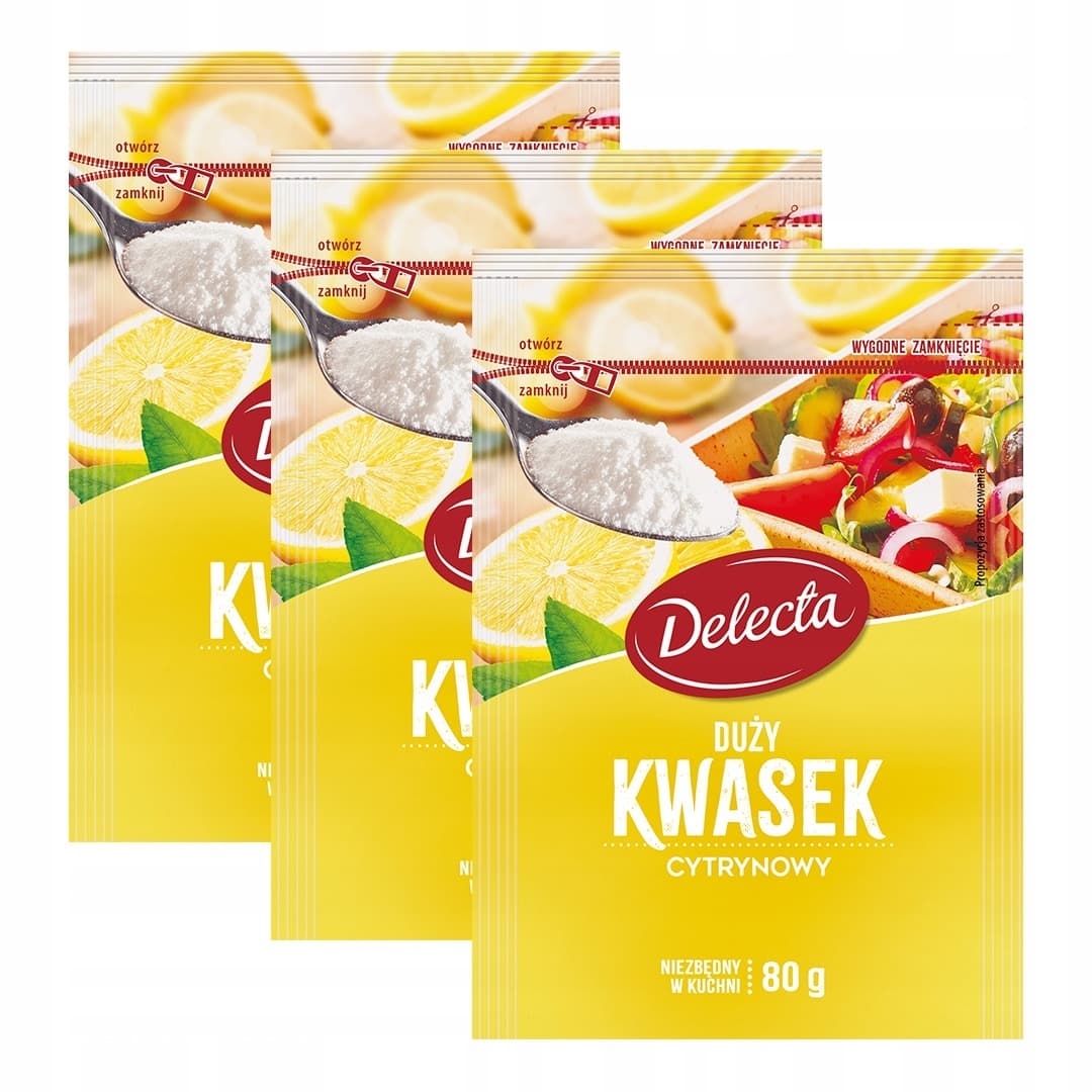 Kwasek cytrynowy 80G Delecta
