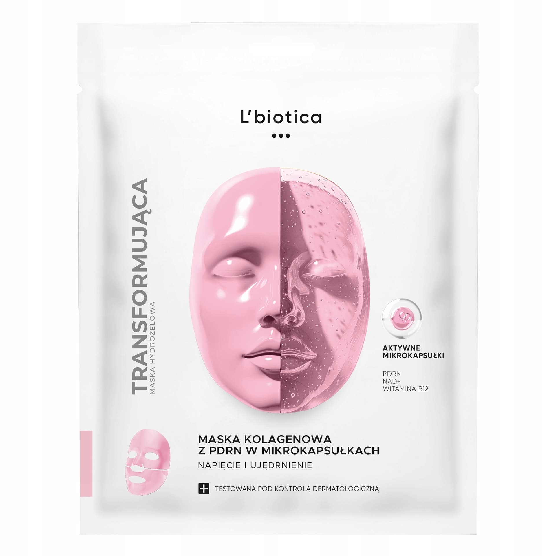 L'Biotica Maska do Twarzy w Płachcie z PDRN