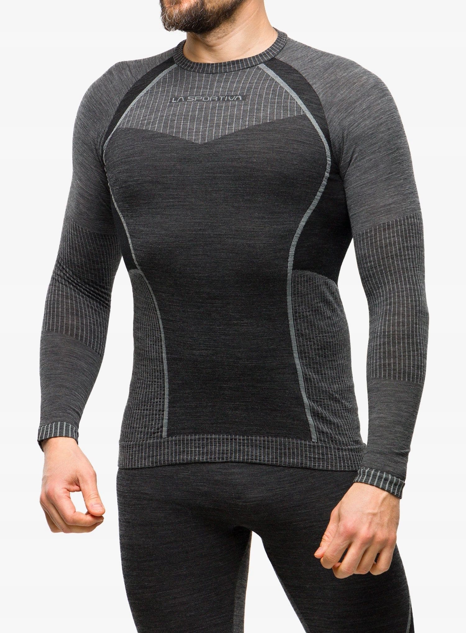 La Sportiva Wool70 Tech Longsleeve damska bluza termoaktywna - carbon/cloud