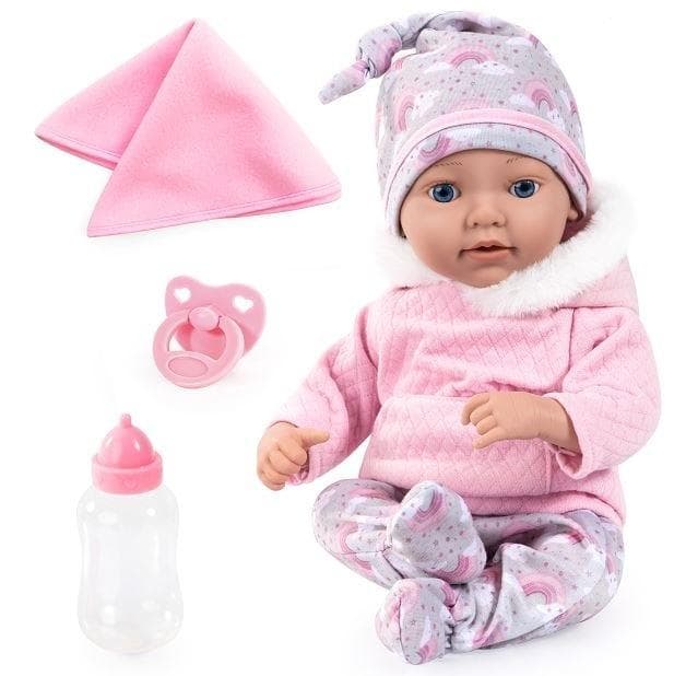 Lalka Reborn Bayer Design 38 cm z akcesoriami