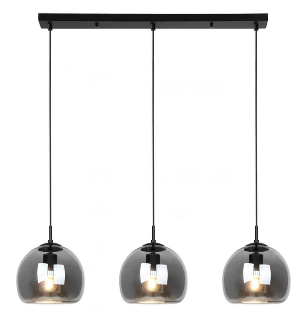 Lampa wisząca Rita 3 x E27 klosz szklany