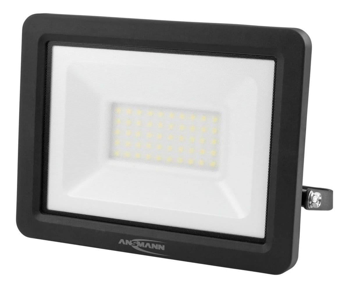 Lampa LED robocza 30 W 3300 lm IP65 5000 K czarna do użytku zewnętrznego