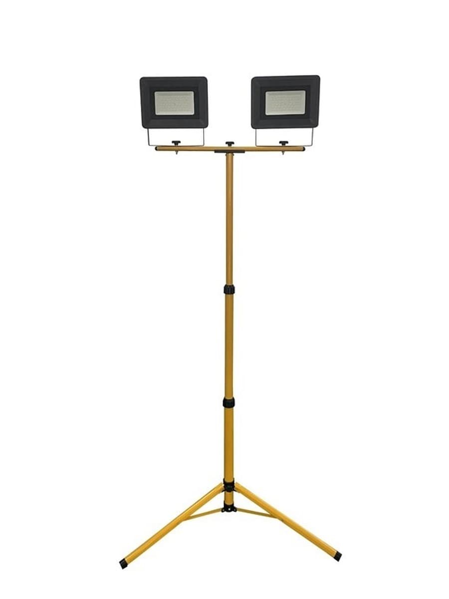 Lampa LED statywowa 2x50W 8500lm IP65 przenośna na trikoju