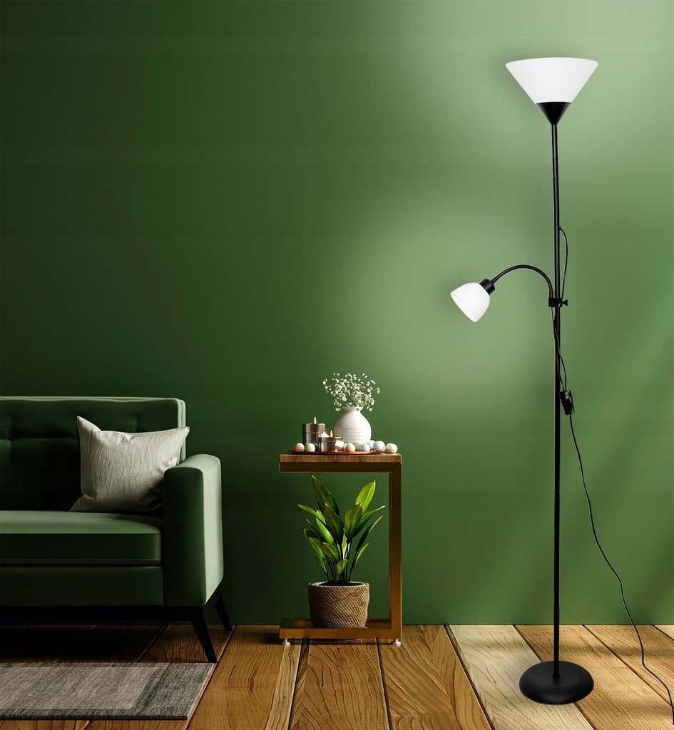 Lampa podłogowa Cleo 2 nowoczesna czarna
