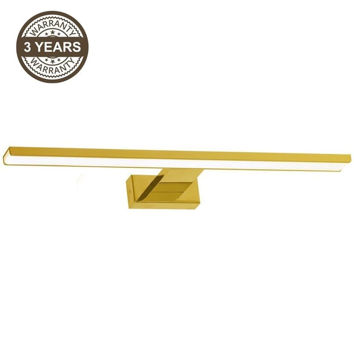 Lampa ścienna LED MIK 80cm 15W IP44 Złota