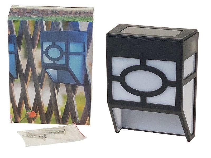 Naścienna lampa solarna do ogrodu i na taras