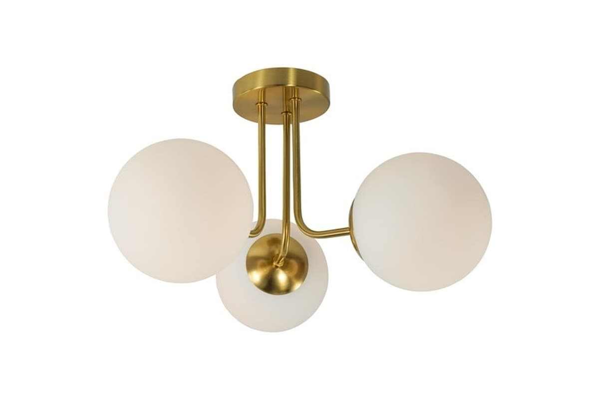 Lampa sufitowa RAILE 3XE27 złota