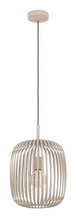 Lampa wisząca EGLO ROMAZZINA, 1x E27, max 40W, beżowa