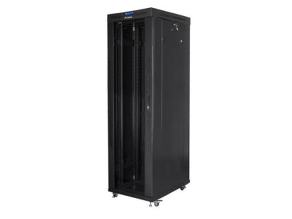 LANBERG Szafa Rack 19" 42U 800x1200 Drzwi Szklane LCD Czarna (Flat Pack)