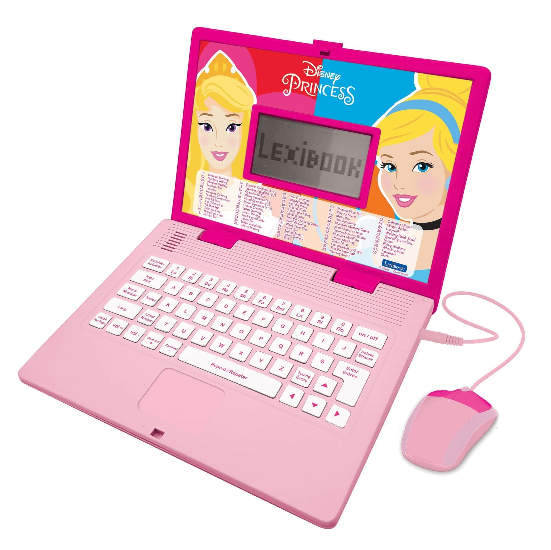 R- Laptop edukacyjny Lexibook Princes PL/EN/UKR