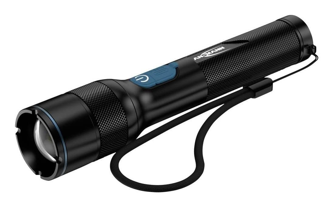 Latarka akumulatorowa LED 20W czarna