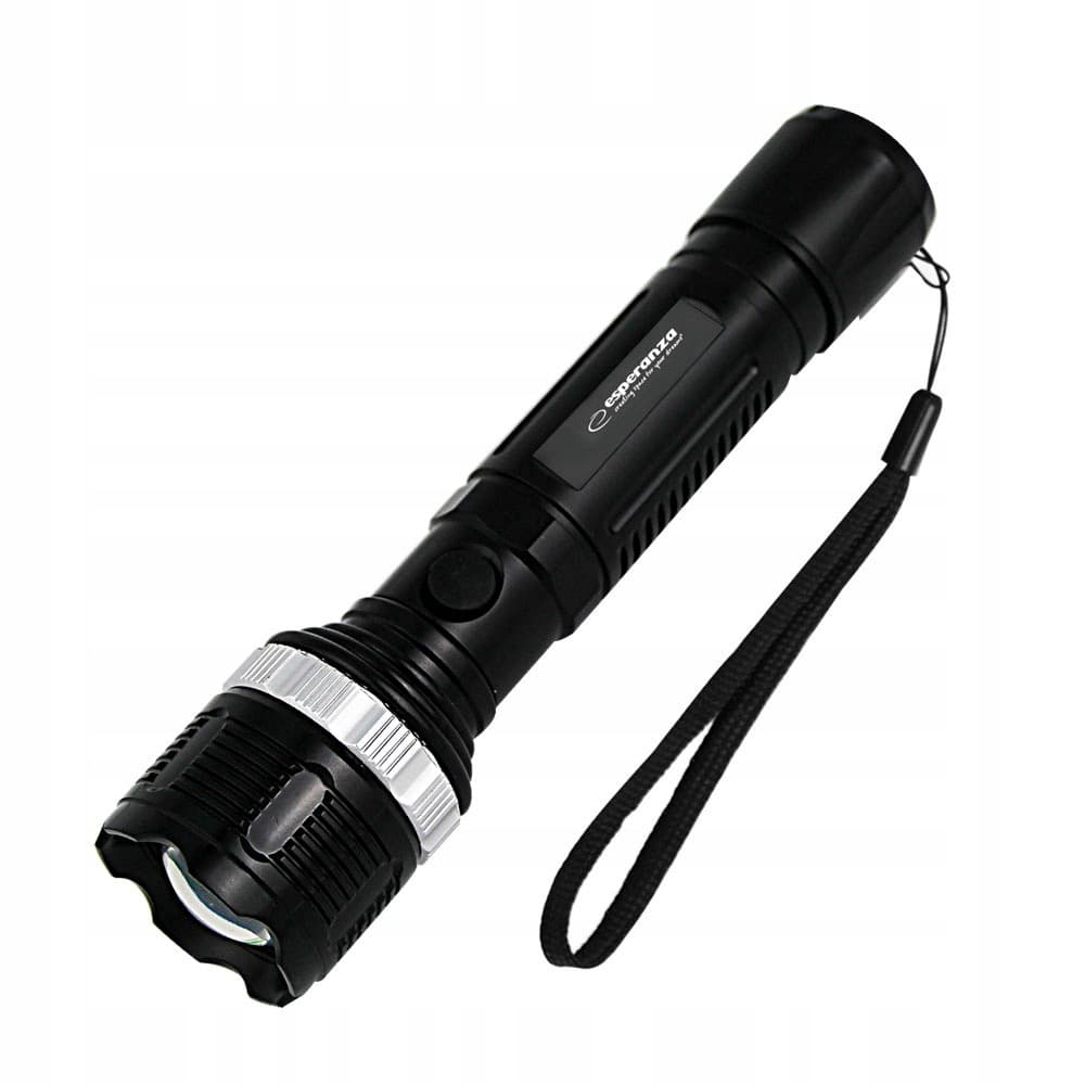 Latarka LED z regulowanym zoomem z tworzywa sztucznego