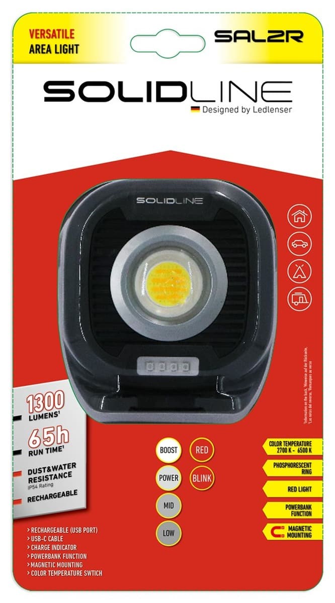 Lampa warsztatowa Ledlenser SAL2R 1500lm LED akumulatorowa