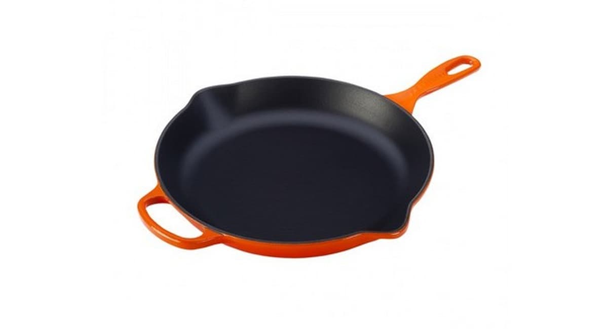 Le Creuset Signature Patelnia żeliwna 23cm - Czarna, do piekarnika