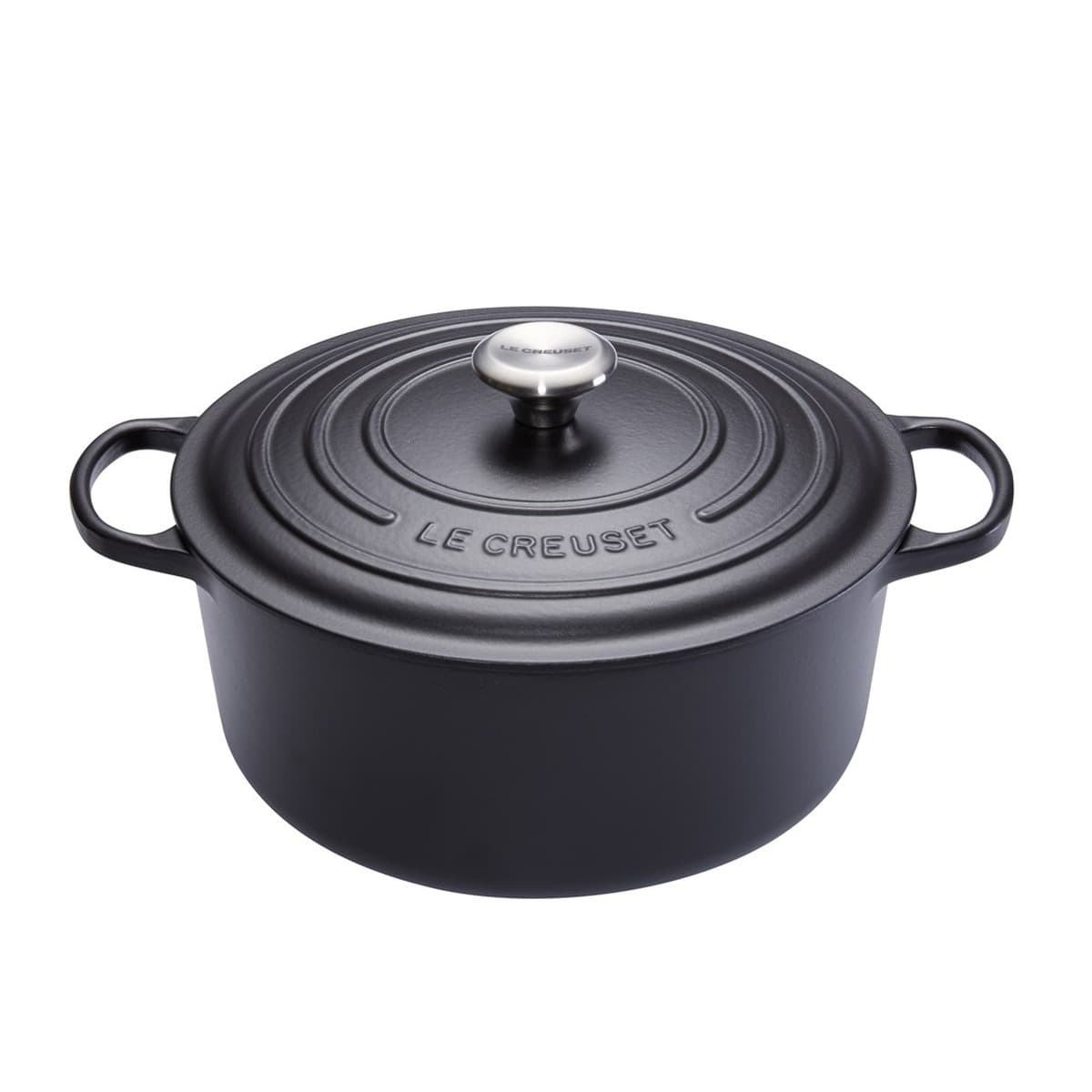 Le Creuset Signature Roaster Okrągły 26cm Czarny