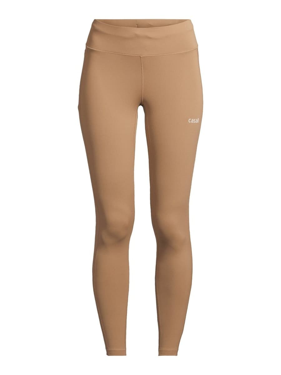 Legginsy treningowe damskie CASALL Essential Tights kolor zielony rozmiar M