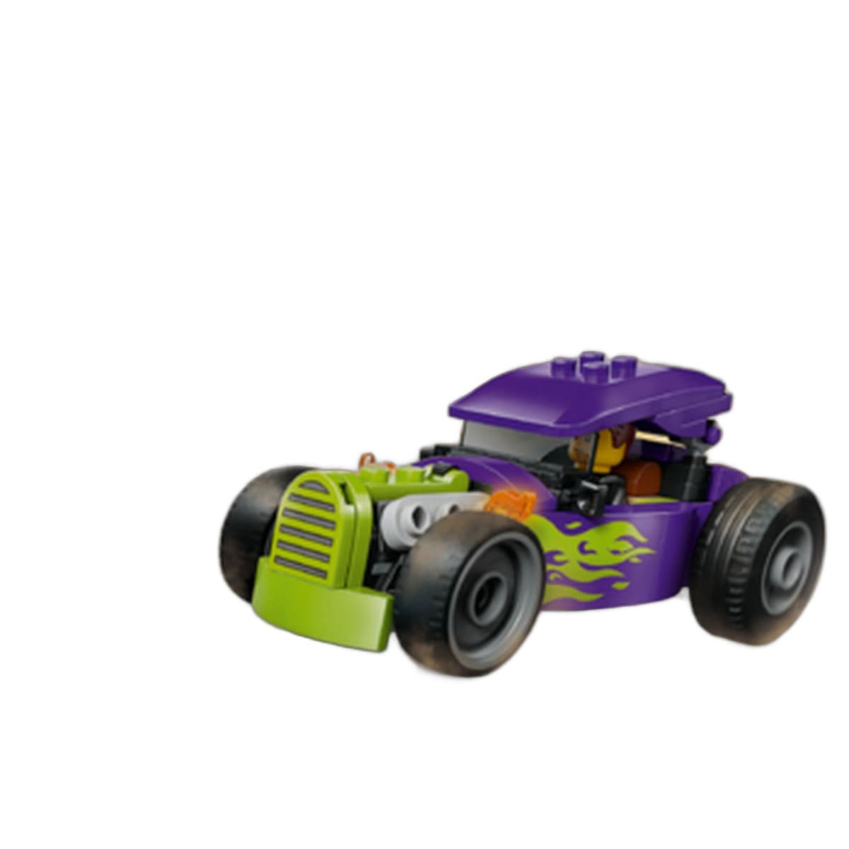LEGO City Hot Rod fioletowy z płomieniami zestaw klocków 81 elementów