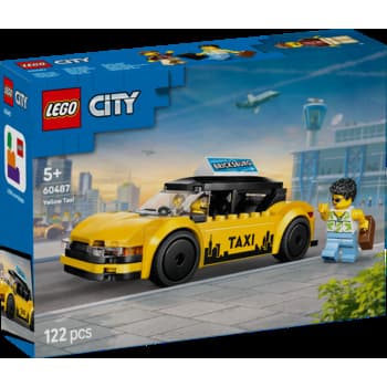 LEGO City Żółta taksówka zestaw klocków 122 elementy