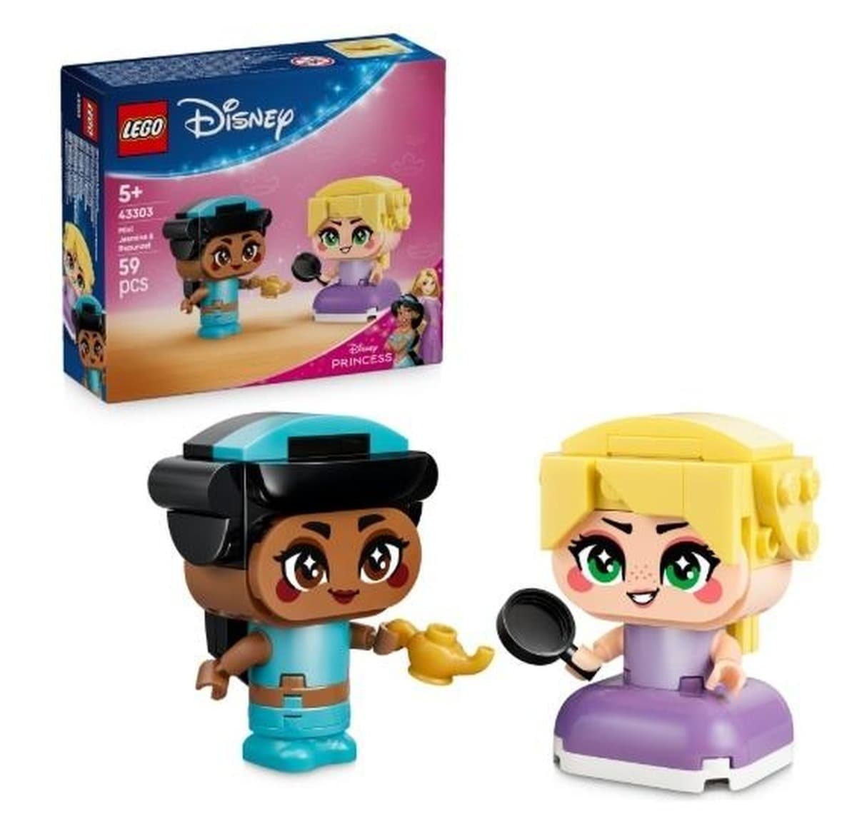 LEGO Disney Princess Dżasmina i Roszpunka zestaw klocków w wersji mini