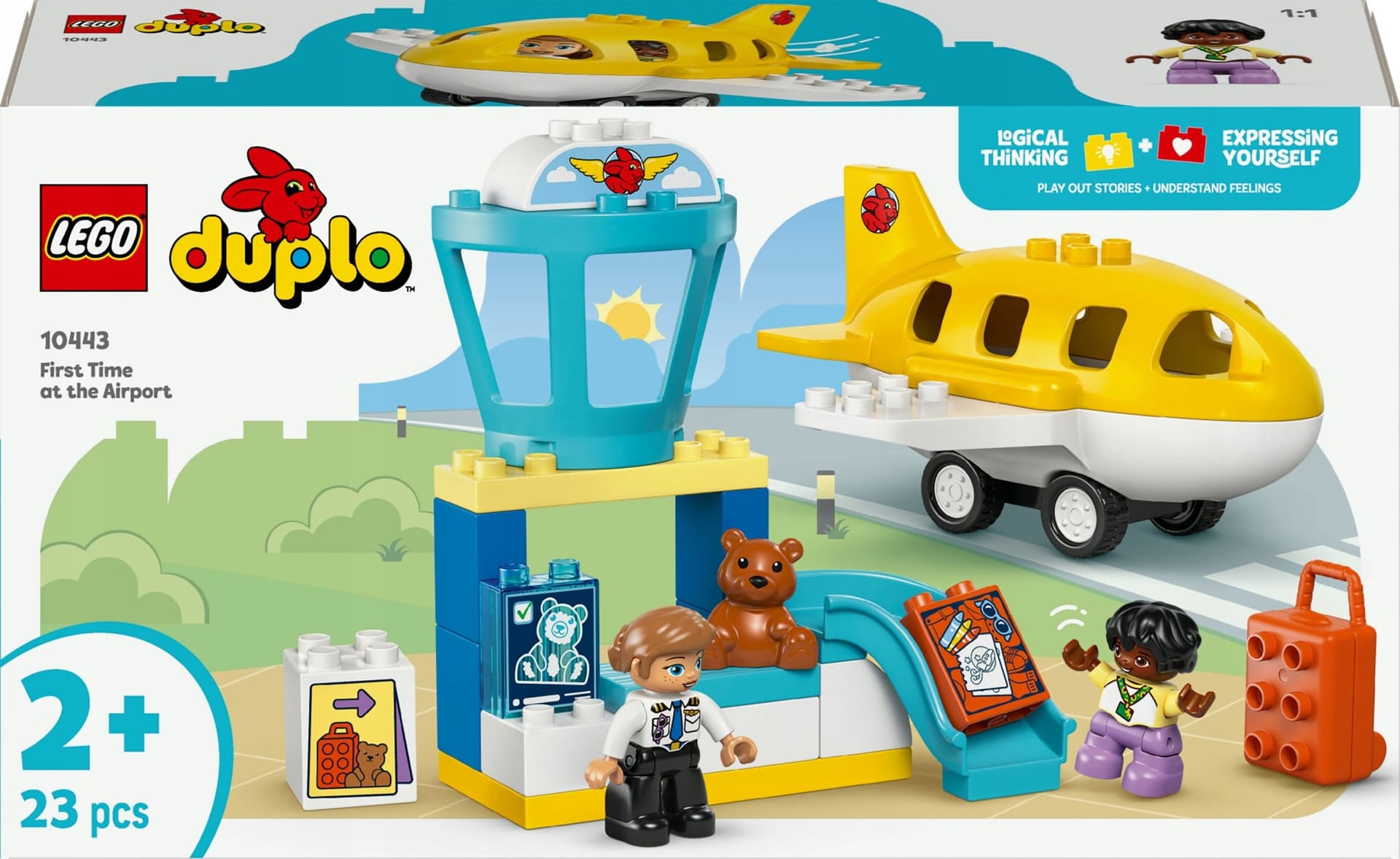 LEGO DUPLO Pierwszy Raz na Lotnisku zestaw konstrukcyjny 23 elementy