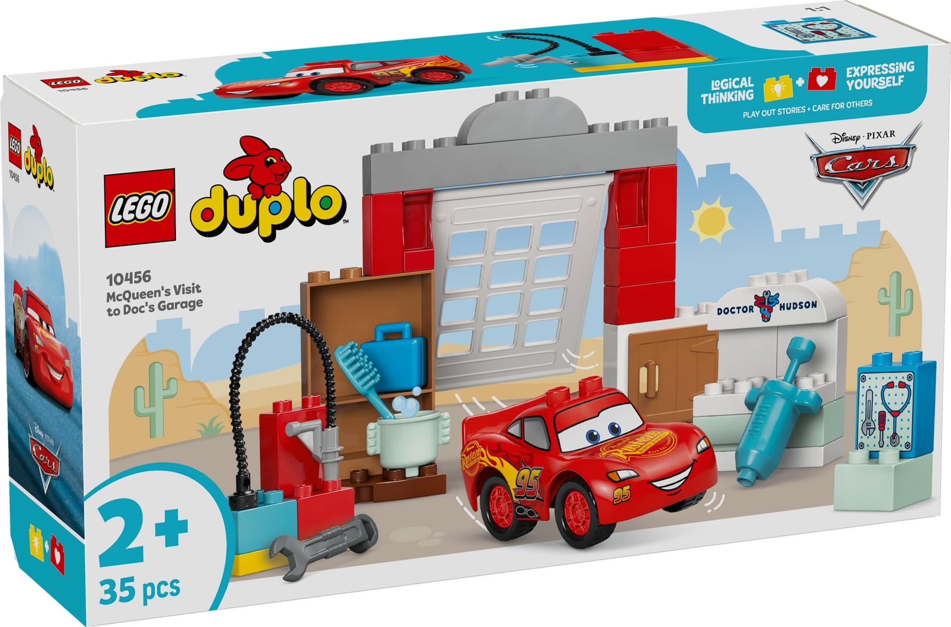 LEGO DUPLO Wizyta Zygzaka McQueen'a w Warsztacie Doktora Zestaw