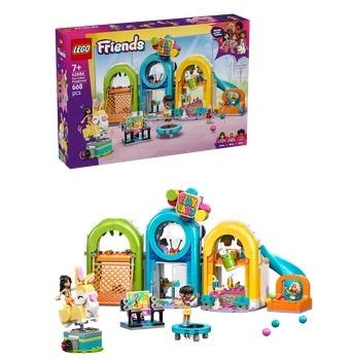 LEGO Friends Kryty plac zabaw zestaw klocków 668 elementów