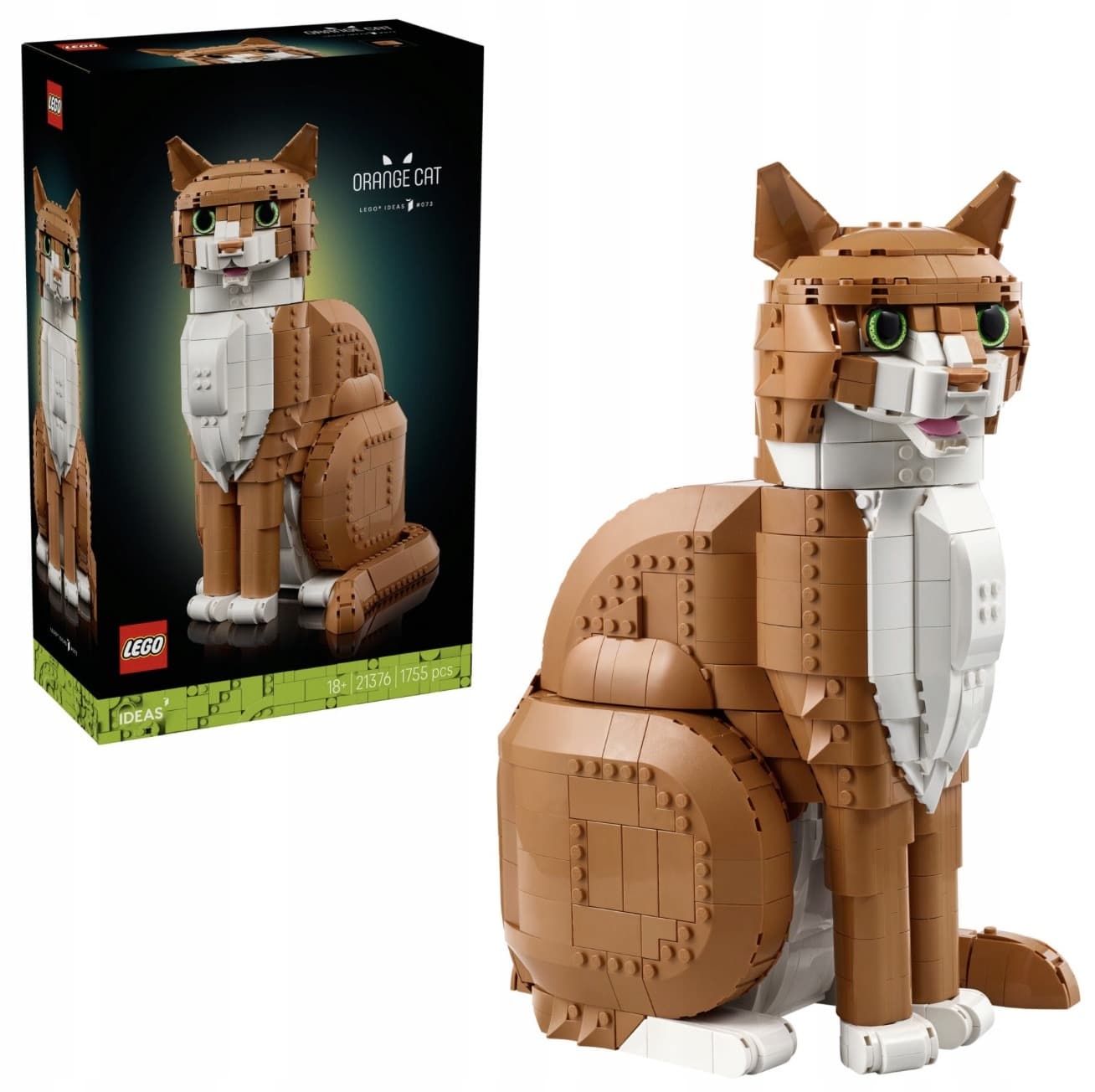 LEGO Ideas 21376 Rudy kot - zestaw konstrukcyjny