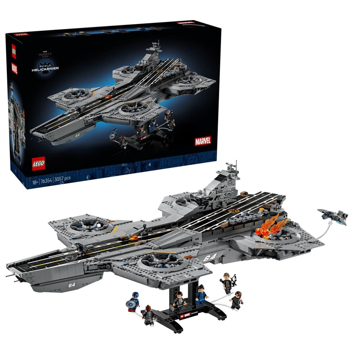 LEGO Marvel Super Heroes 76354 - Lotniskowiec T.A.R.C.Z.Y.