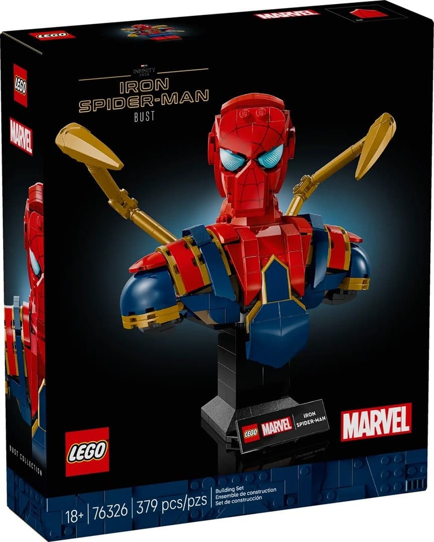 LEGO Marvel Super Heroes Popiersie Iron Spider-Mana Zestaw Konstrukcyjny