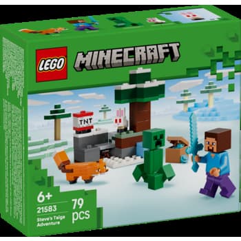 LEGO Minecraft Przygoda Steve’a w tajdze 21583