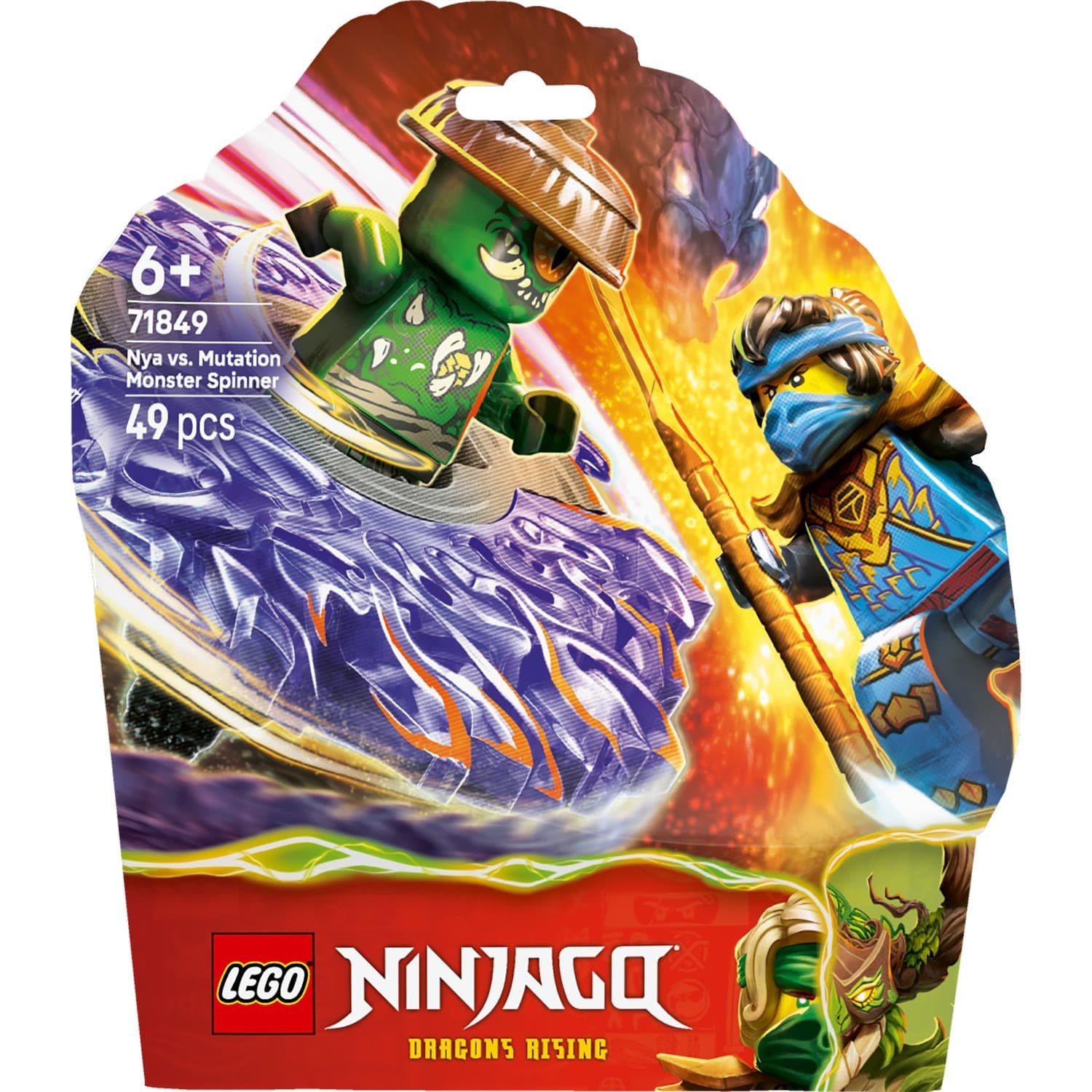 LEGO NINJAGO Nya Kontra Elementalny Wirujący Potwór