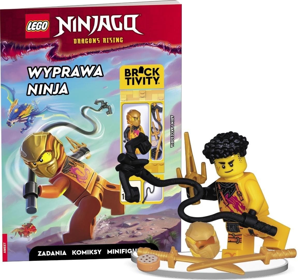 Lego Ninjago Wyprawa Ninja książka z minifigurką Arina LNC-6738