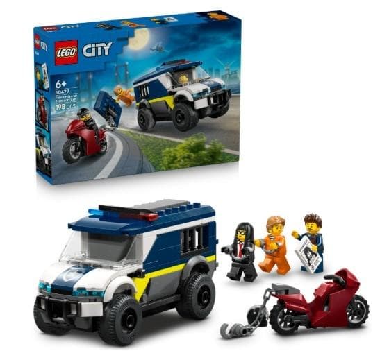 LEGO City Policyjna Furgonetka do Transportu Więźniów