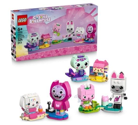 LEGO Koci domek Gabi Koci przyjaciele 11215 3 sztuki opakowanie zbiorcze