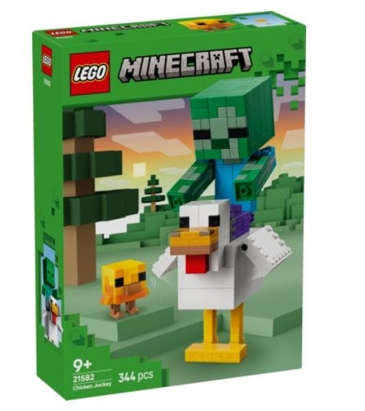 Zestaw konstrukcyjny LEGO Minecraft Kurzy jeździec 21582 z minifigurką