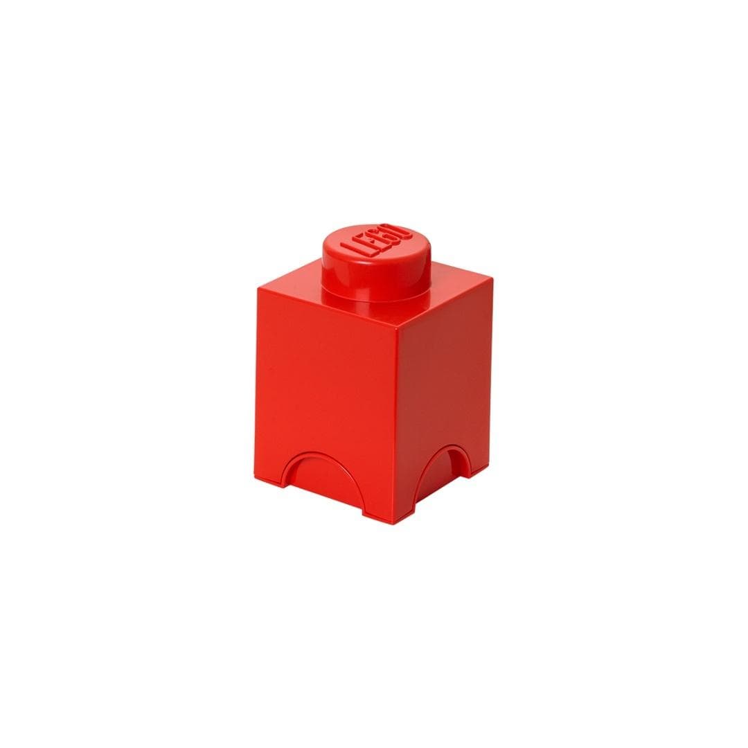 Pojemnik klocek LEGO jedynka czerwony 1200 ml