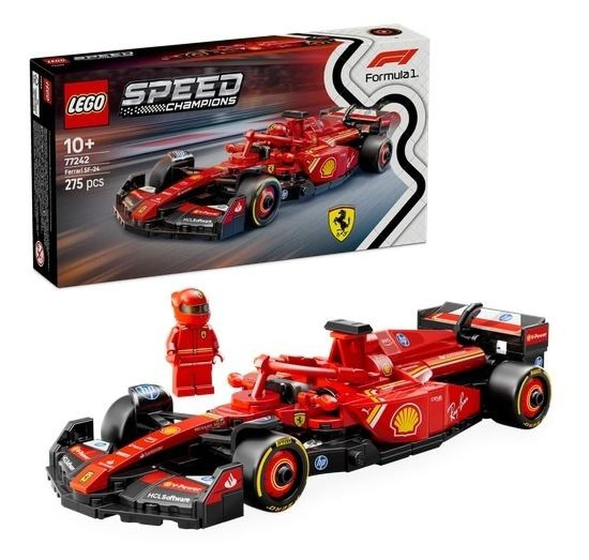 LEGO Speed Champions Bolid F1 Ferrari SF-24 V29 dla dzieci od 10 lat