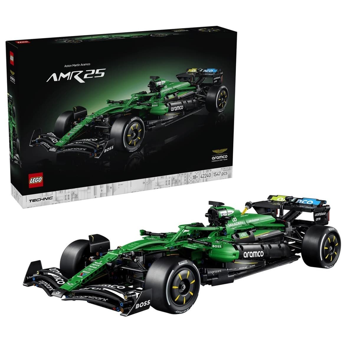 LEGO Technic Bolid F1 Aston Martin Aramco AMR25 42240 klocki konstrukcyjne