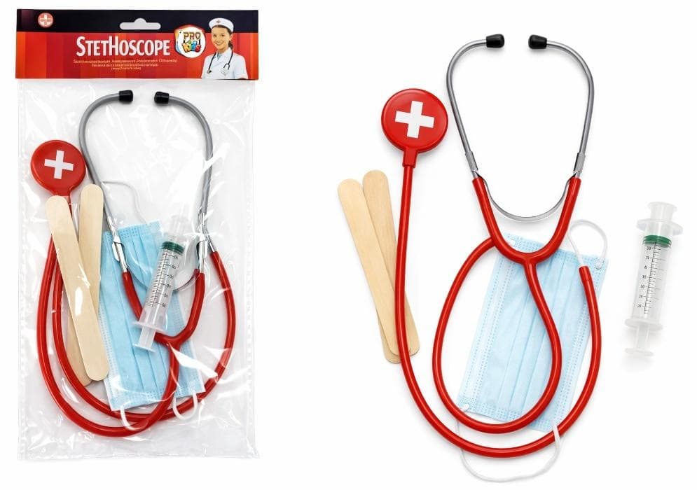 Zestaw lekarza dziecięcy ze stetoskopem Pro-Kids