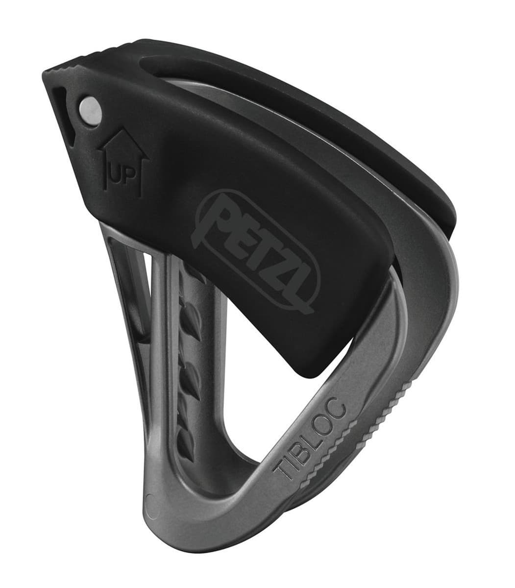 Lekki przyrząd zaciskowy Petzl Tibloc - czarny