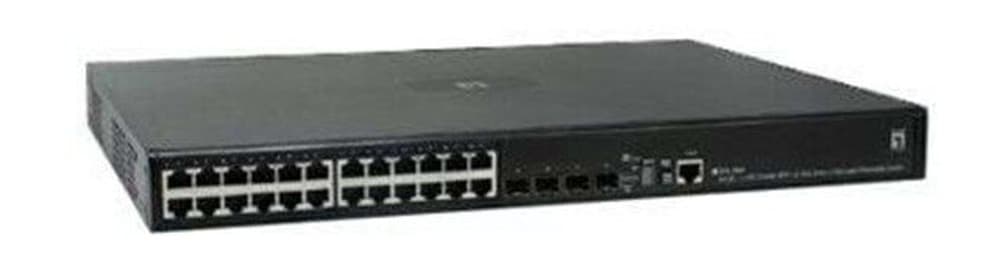 LevelOne GTL-2691 Zarządzany Przełącznik Sieciowy L3 Gigabit Ethernet Czarny
